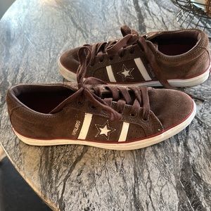 Converse Pappalardo, Brown suede, size 7.5 Men’s Worn twice.
